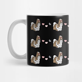 shih tzu dog pattern Mug
